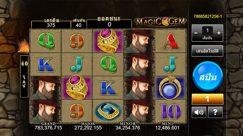 example magic gem slot