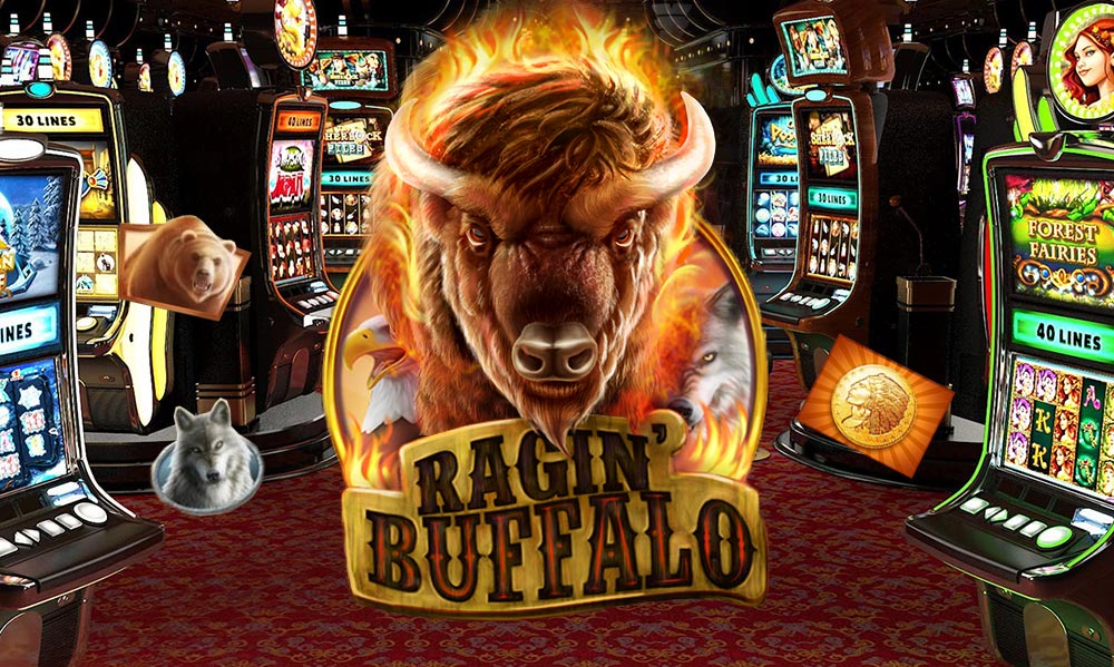 Ragin Buffalo slot Banner